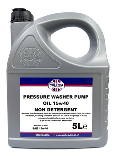 Pressure washer pump oil - pressure,